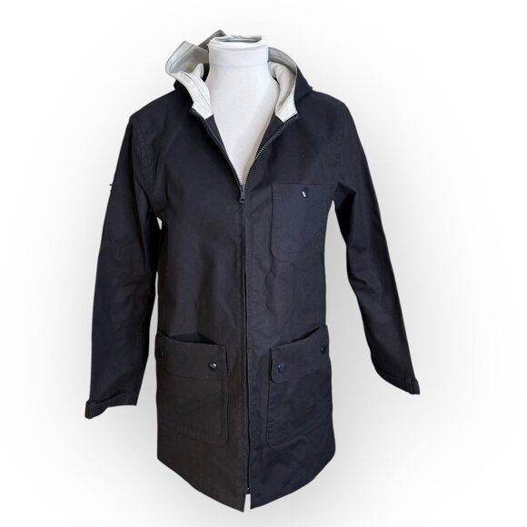 A.P.C Full Zip Long Jacket With Hood - Picture 1 of 6